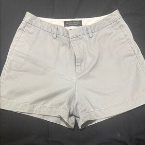 Banana Republic Light Gray Women's Chino Bermuda Shorts